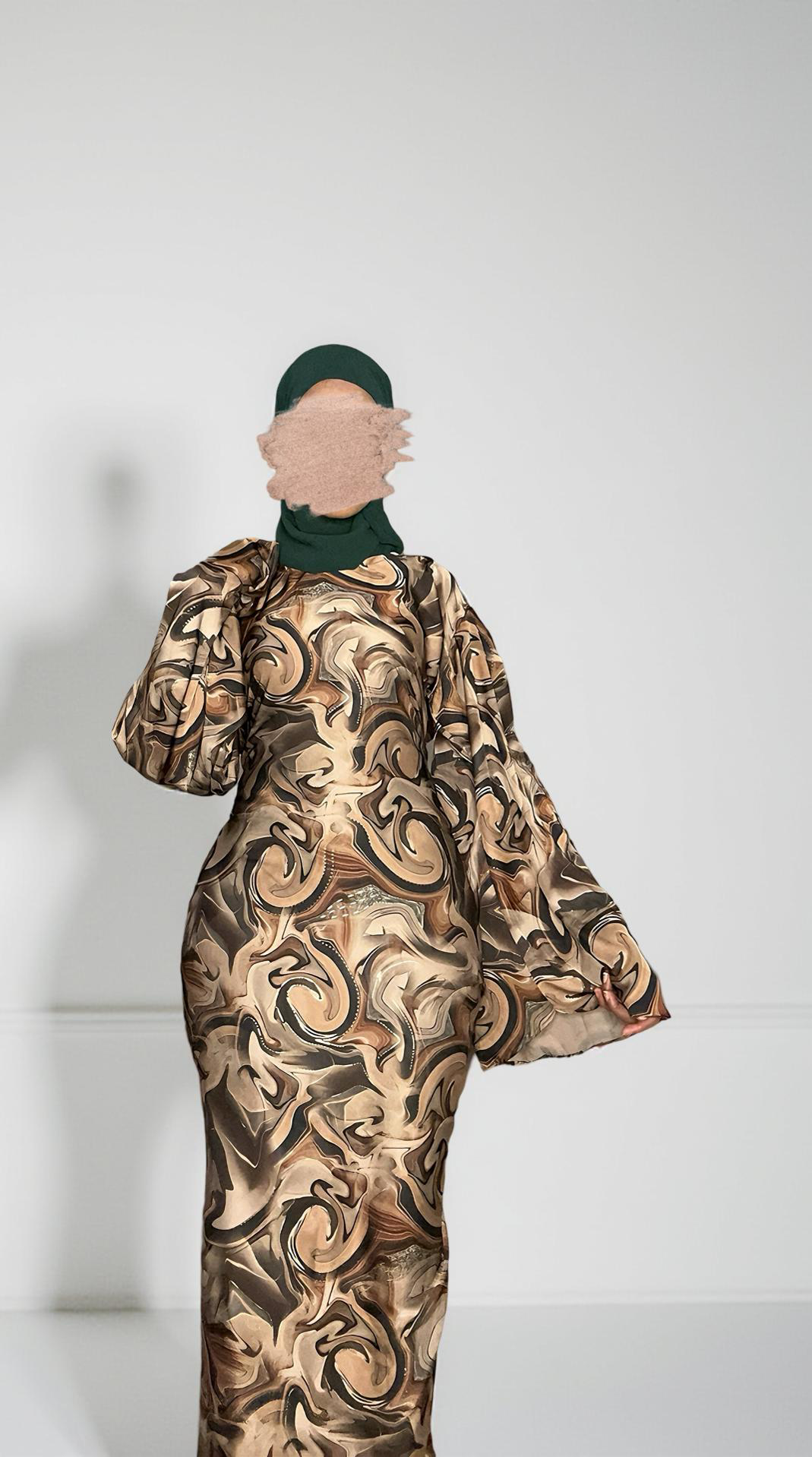 Brown dress Modest Moda Brown dress Modest Moda